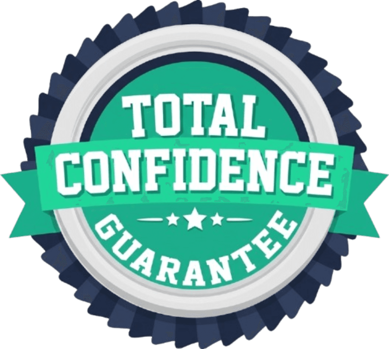 Confidence guarantee badge